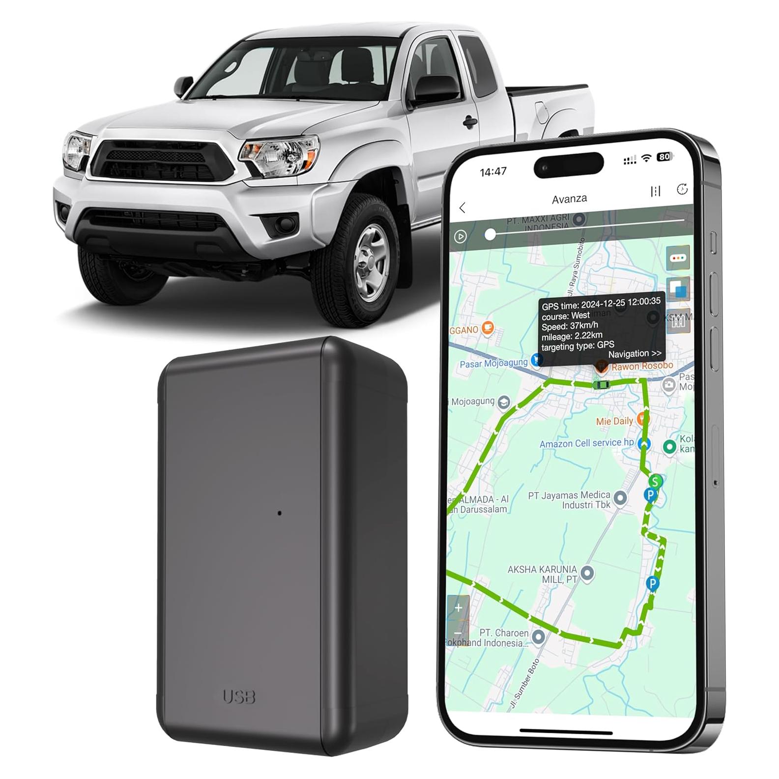 Rastreador GPS Niuvith G05A para Vehículo con SIM y Batería 6000mAh