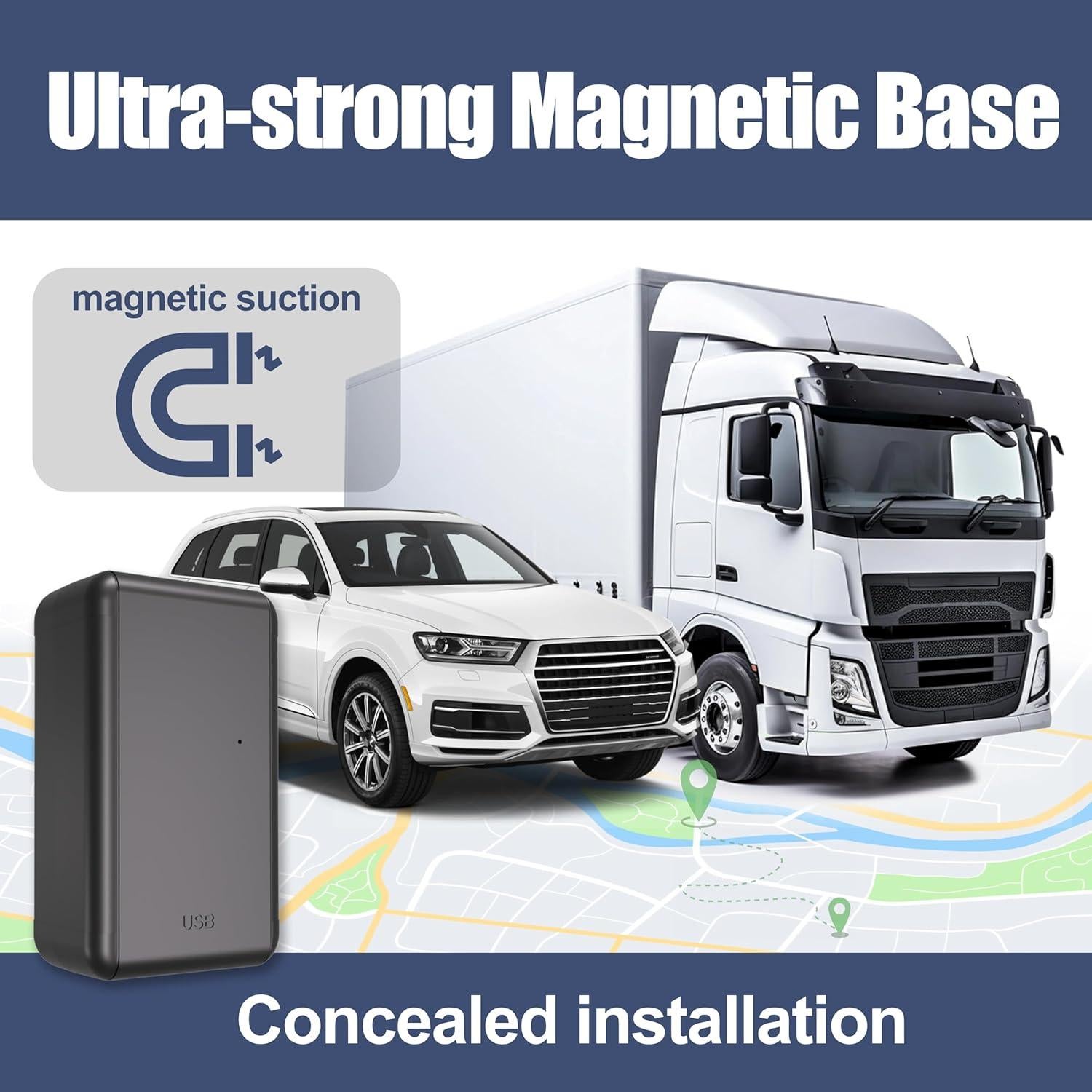 Rastreador GPS Niuvith G05A para Vehículo con SIM y Batería 6000mAh