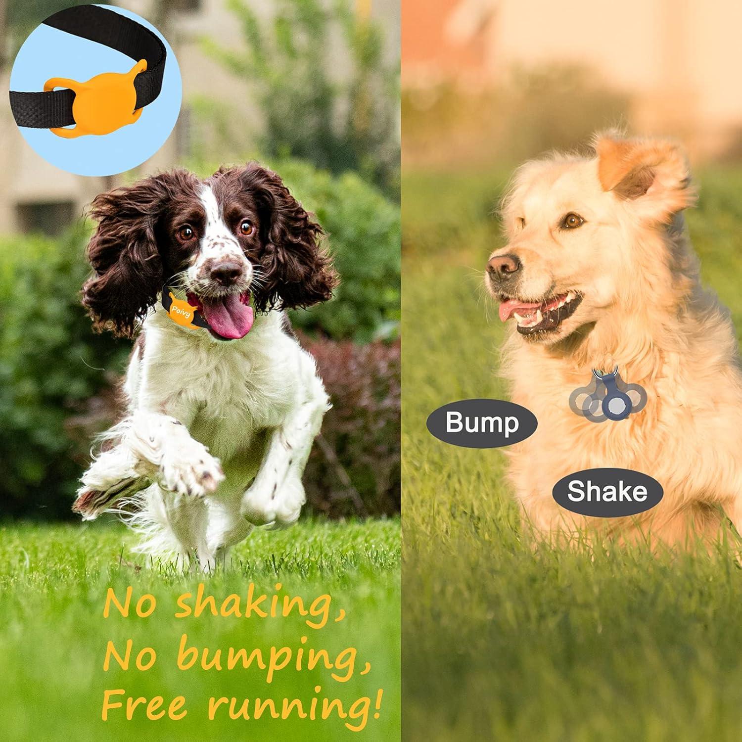 Funda Protectora Poivy para Air Tag de Collar de Perro Verde Menta