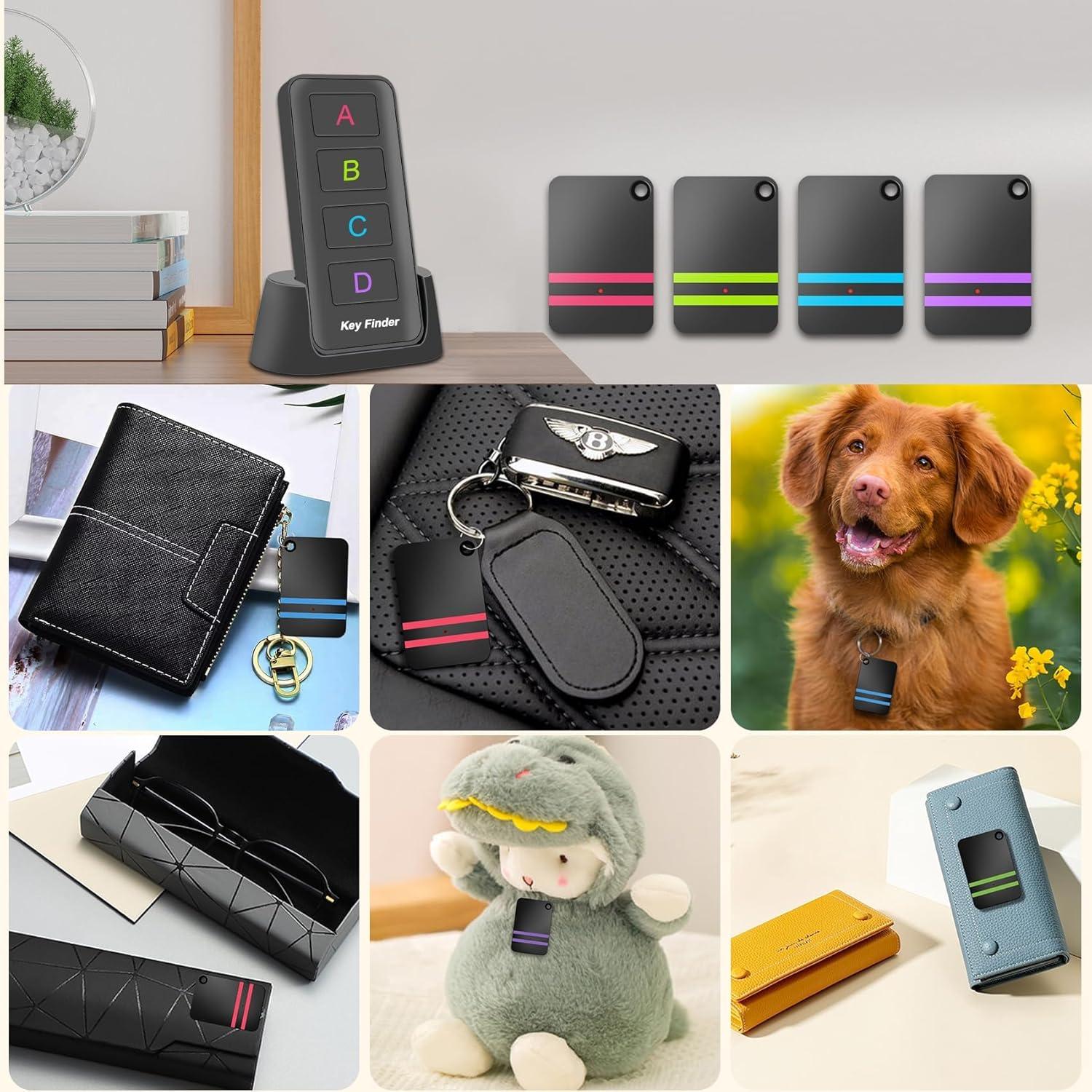 Buscador de Llaves Inalámbrico Midlocater - 4 Dispositivos 85dB