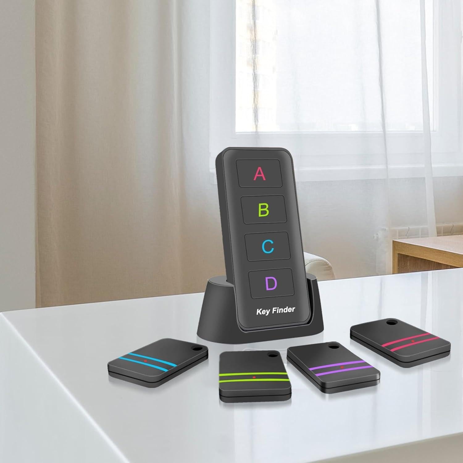 Buscador de Llaves Inalámbrico Midlocater - 4 Dispositivos 85dB