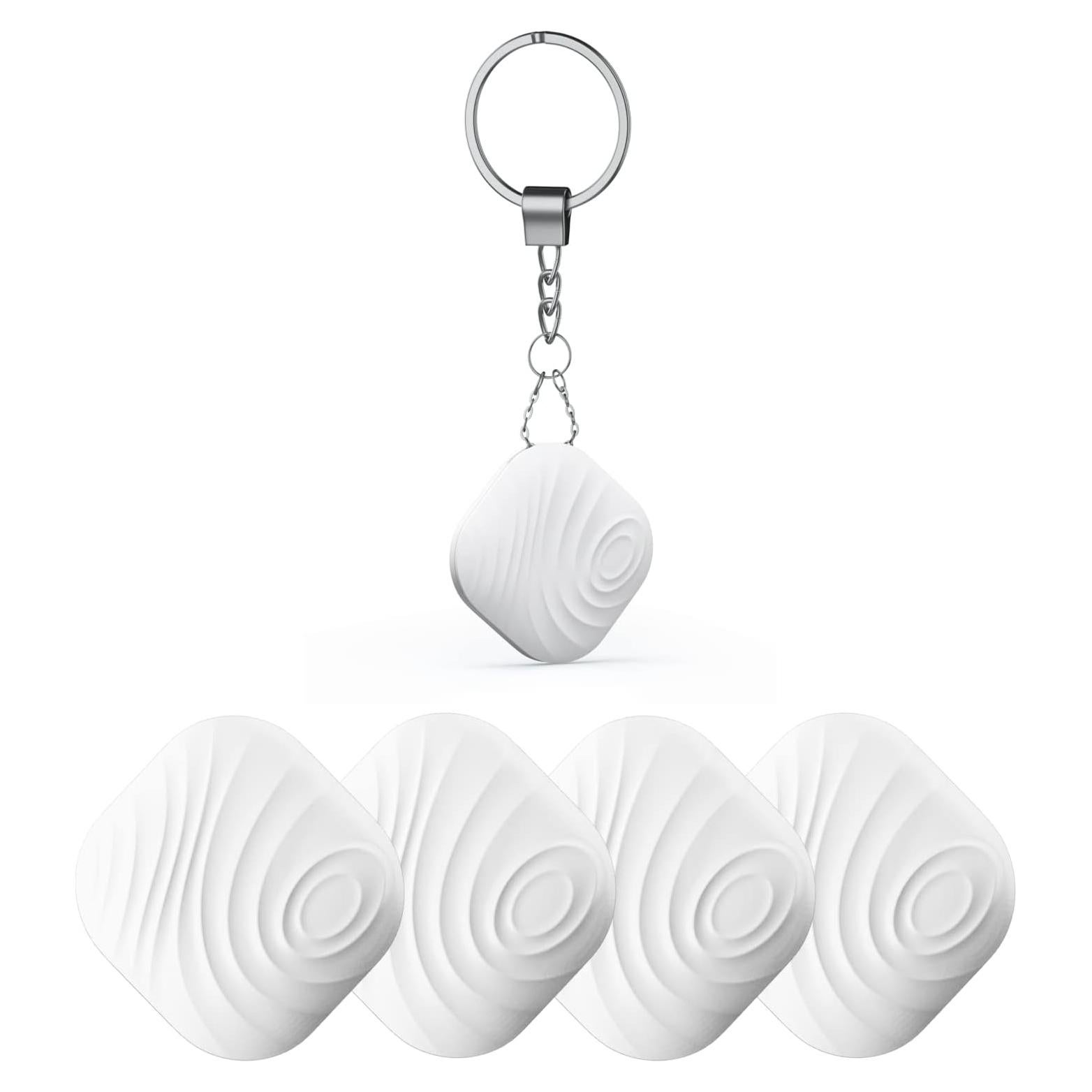 Localizador de Llaves Nutale Bluetooth 4 Piezas Blanco