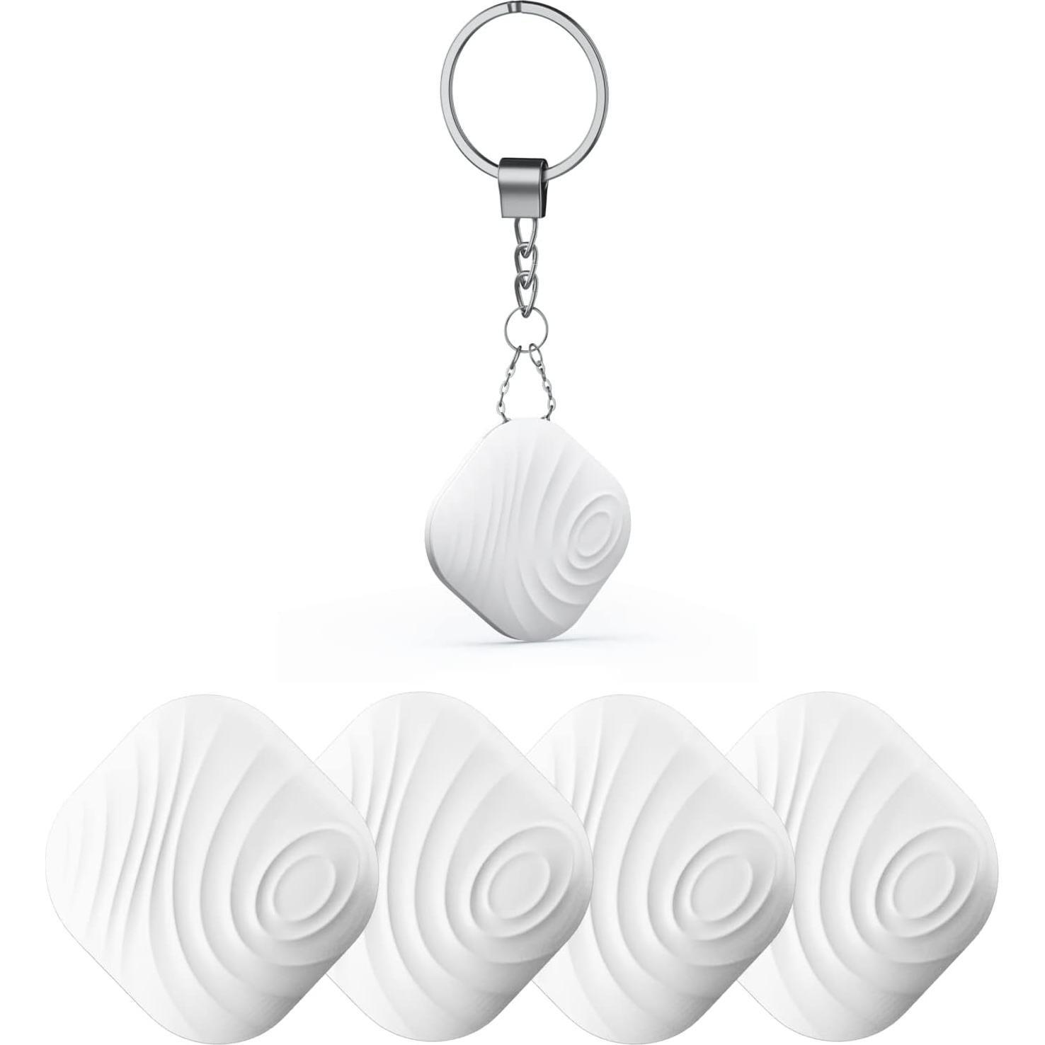 Localizador de Llaves Nutale Bluetooth 4 Piezas Blanco