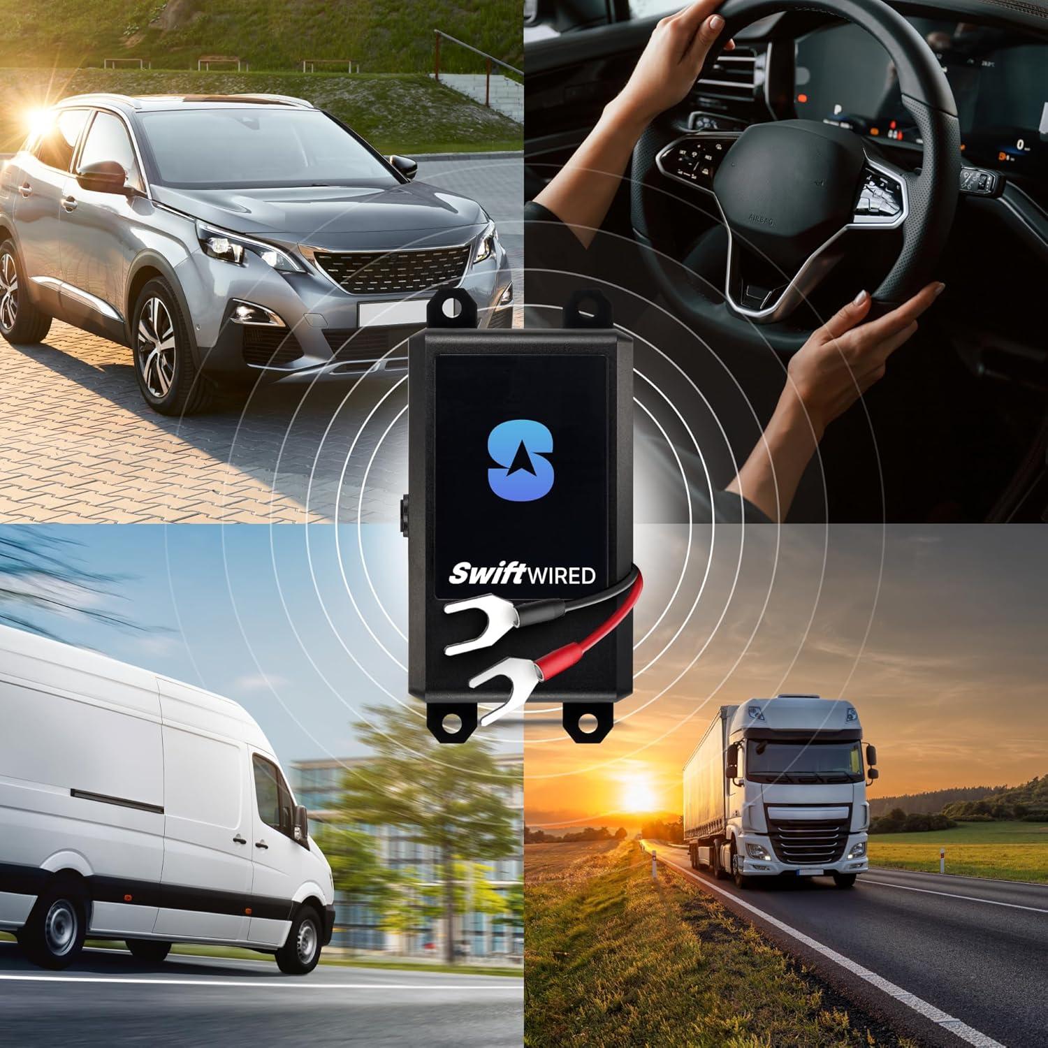 Rastreador GPS Cableado Spytec Swift para Autos 308g