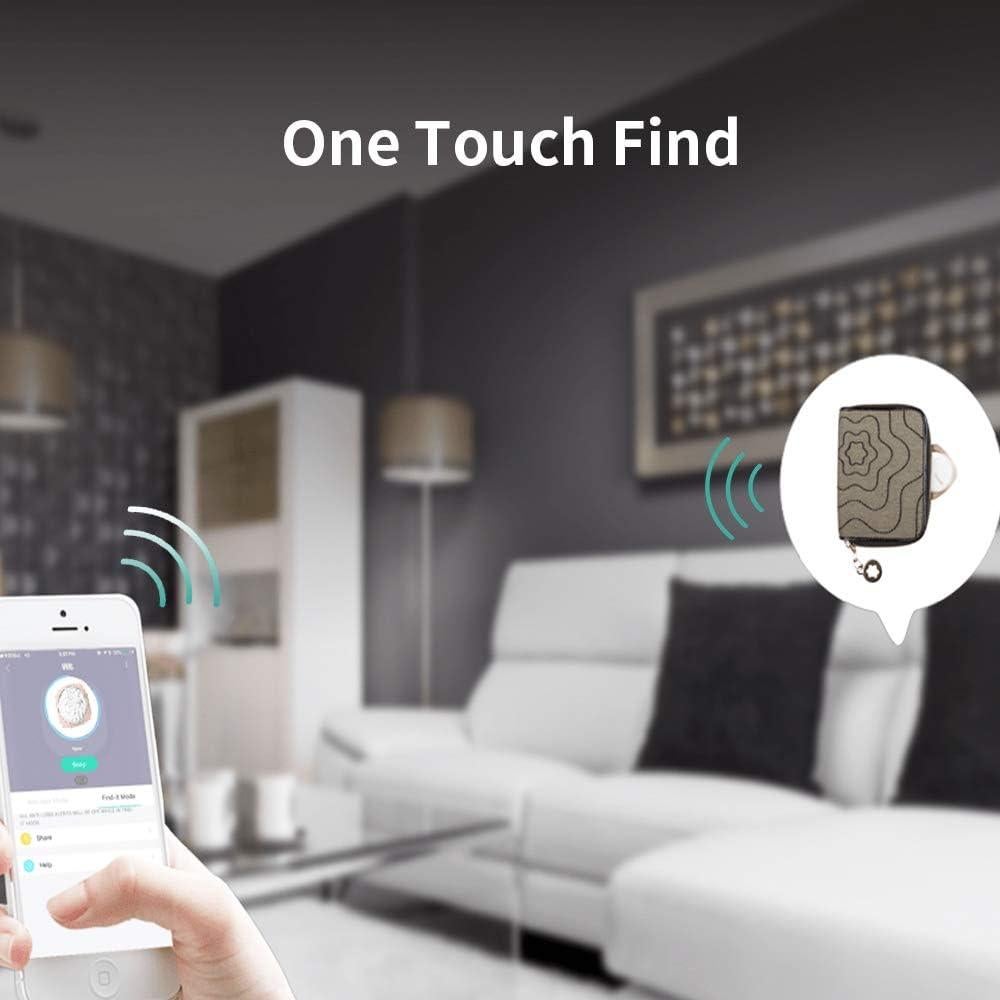 Localizador Bluetooth Nutale Focus Oro y Negro 4 Paquete