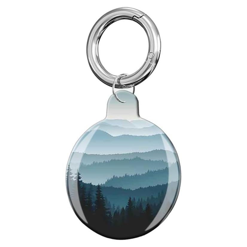 Funda Protectora para Air Tag LZMtacase Bosque Azul