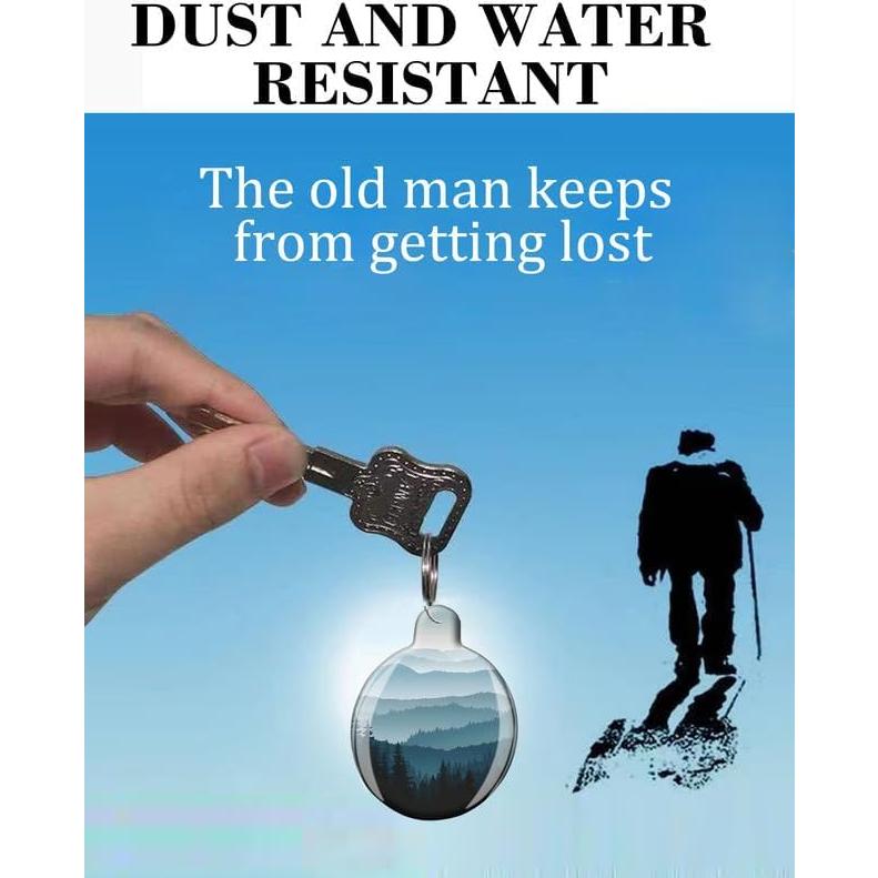 Funda Protectora para Air Tag LZMtacase Bosque Azul