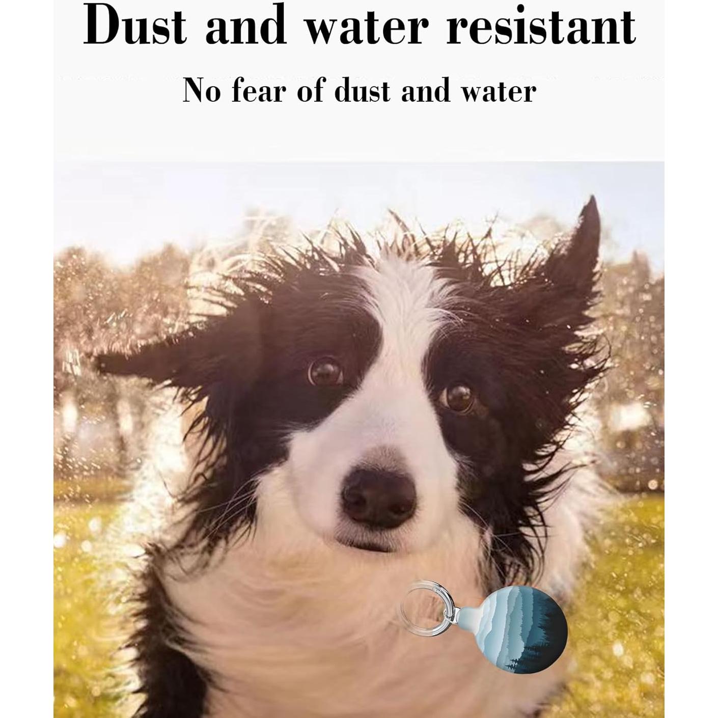 Funda Protectora para Air Tag LZMtacase Bosque Azul