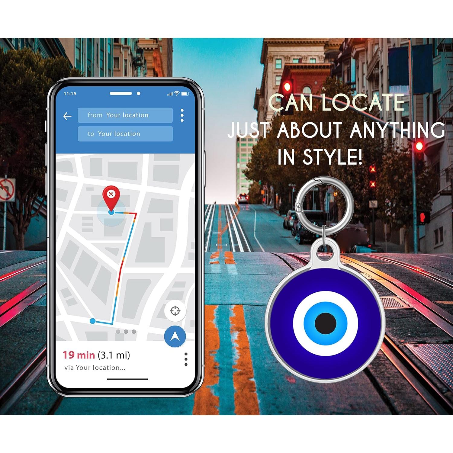 Funda Protectora Silicona Apple AirTag Ojo Maligno