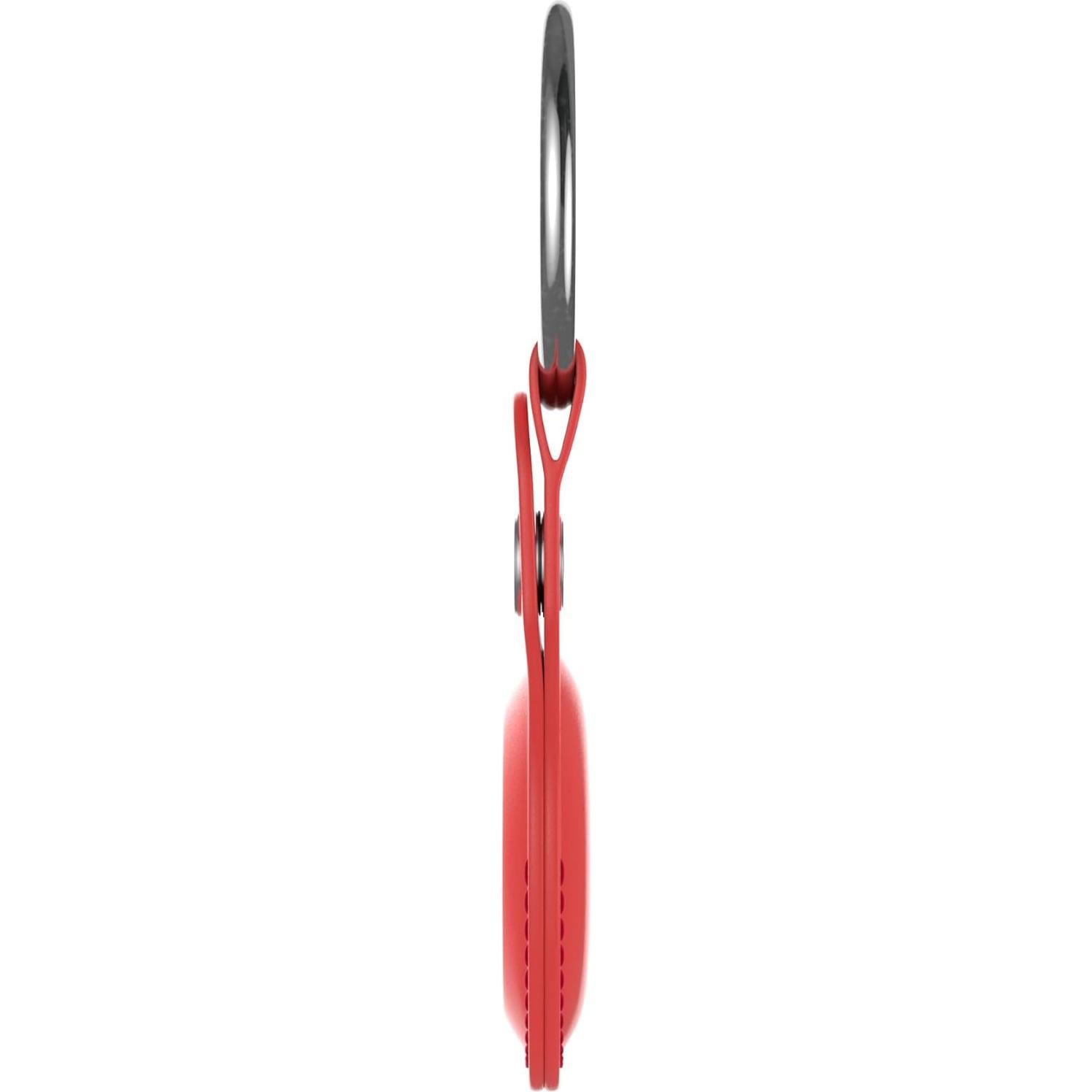 Soporte de cuero Snakehive para Apple AirTag - Rojo