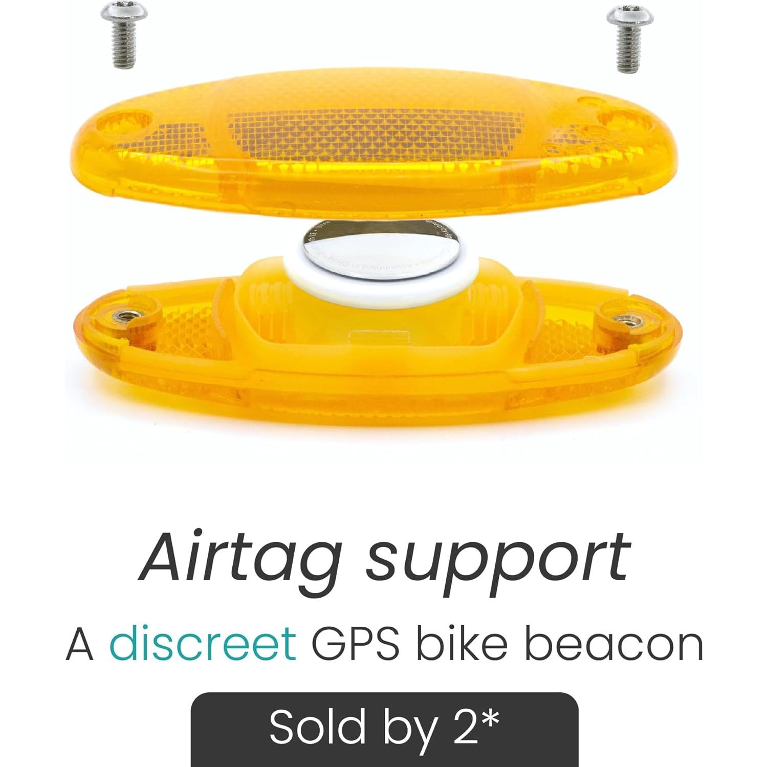 Soporte para GPS AirTag Overade AIRFLEC x2 - Reflectores de Rueda