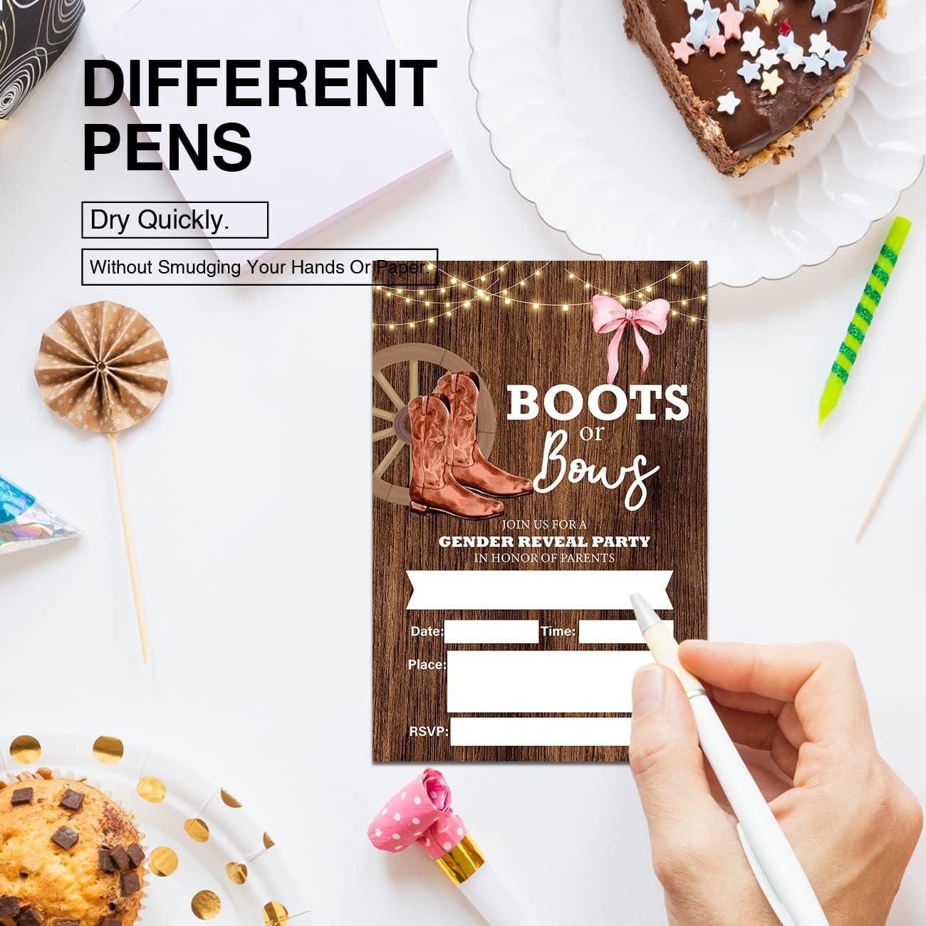 Invitaciones Fiesta Revelación Género Soiceu Set 20