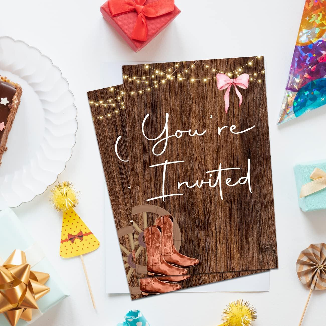 Invitaciones Fiesta Revelación Género Soiceu Set 20