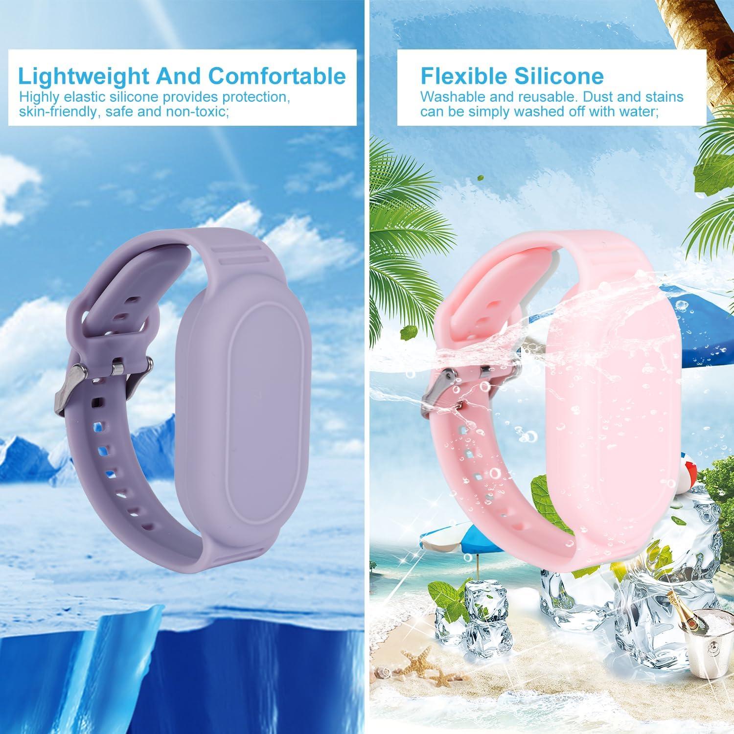 2 Pulseras de Silicona Impermeables para SmartTag 2 Gosknor