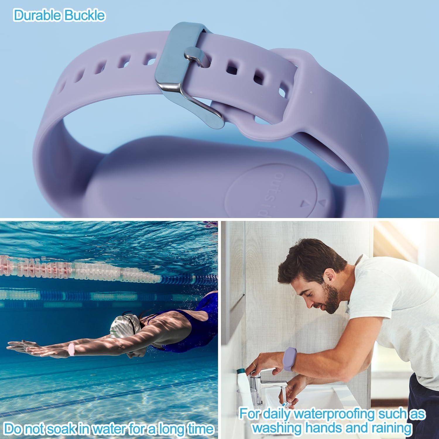 2 Pulseras de Silicona Impermeables para SmartTag 2 Gosknor