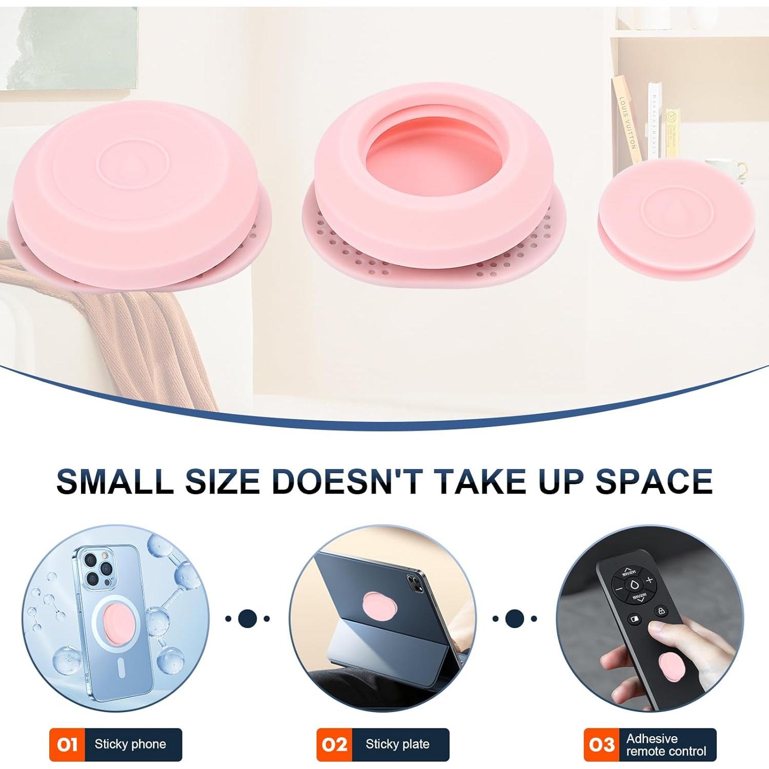 Funda Protectora Silicona para AirTag - 4 Pcs Rosa y Púrpura