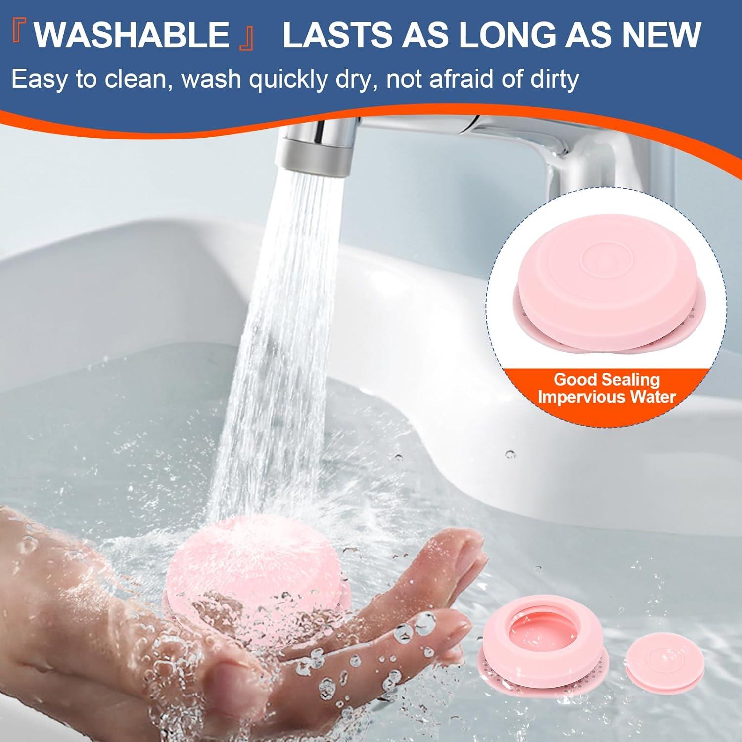 Funda Protectora Silicona para AirTag - 4 Pcs Rosa y Púrpura