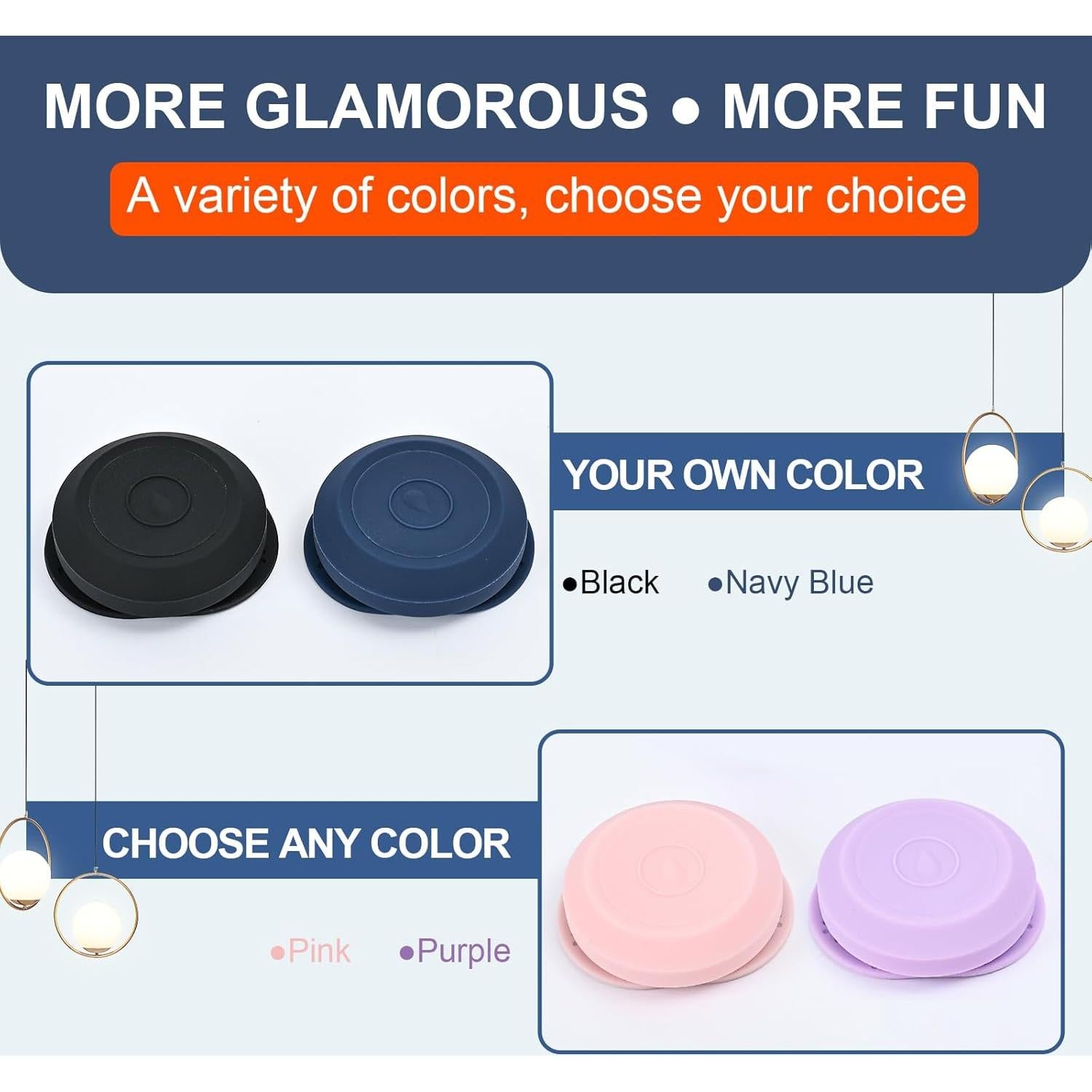 Funda Protectora Silicona para AirTag - 4 Pcs Rosa y Púrpura