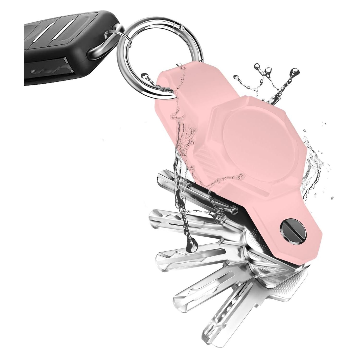 Funda organizadora para llaves Airtag Aircawin - Rosa