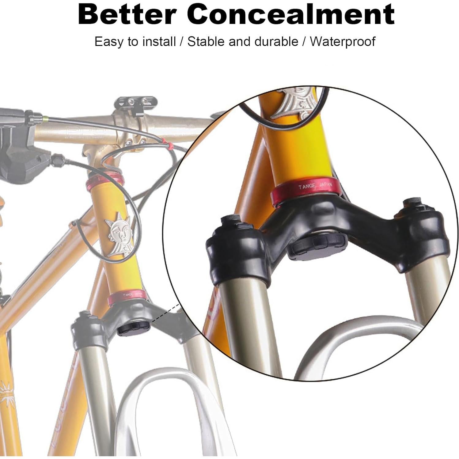 Soporte Antirrobo para AirTag BSSOK - Bicicleta MTB 18-30mm