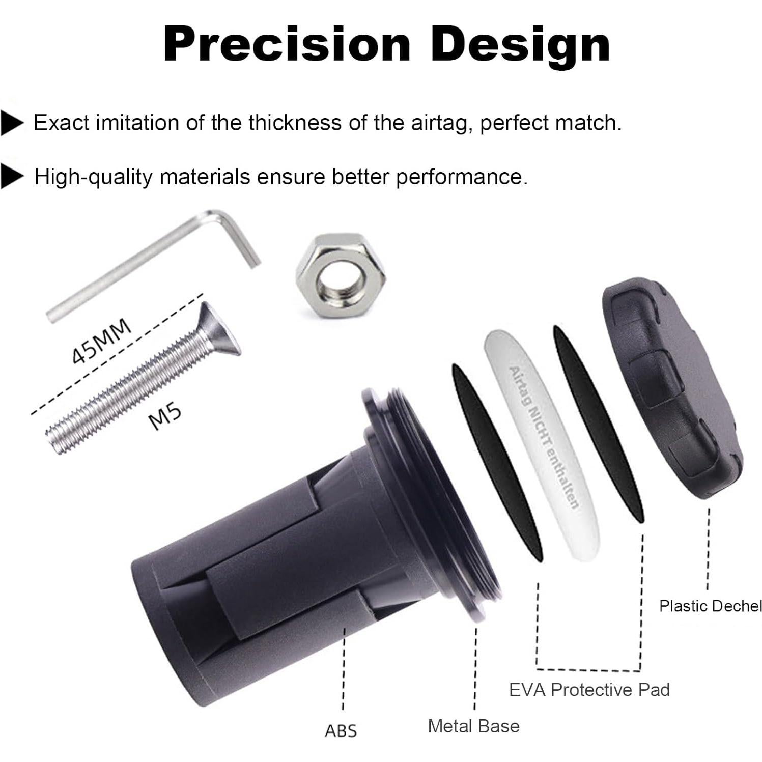 Soporte Antirrobo para AirTag BSSOK - Bicicleta MTB 18-30mm