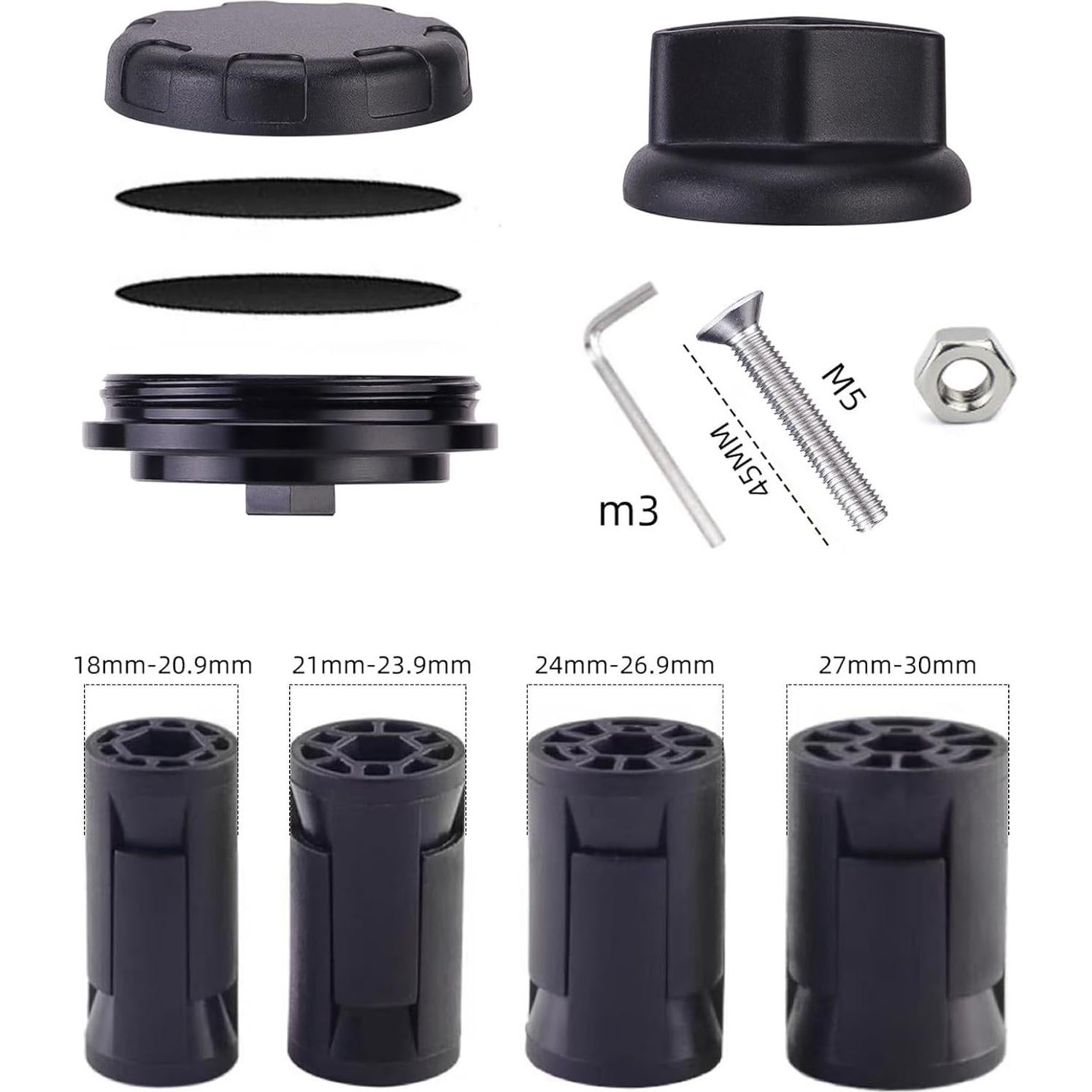 Soporte Antirrobo para AirTag BSSOK - Bicicleta MTB 18-30mm