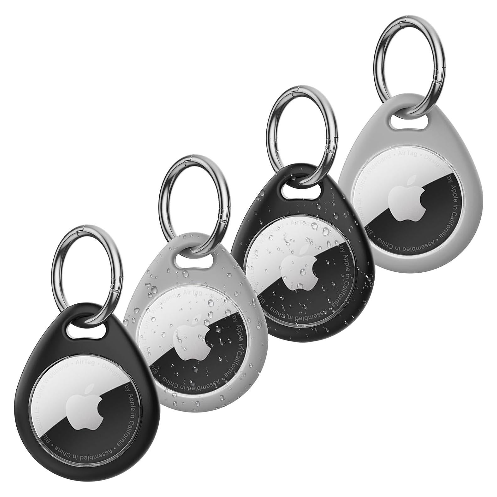 Funda protectora para AirTag Apple VYVIYON - 4 unidades TPU