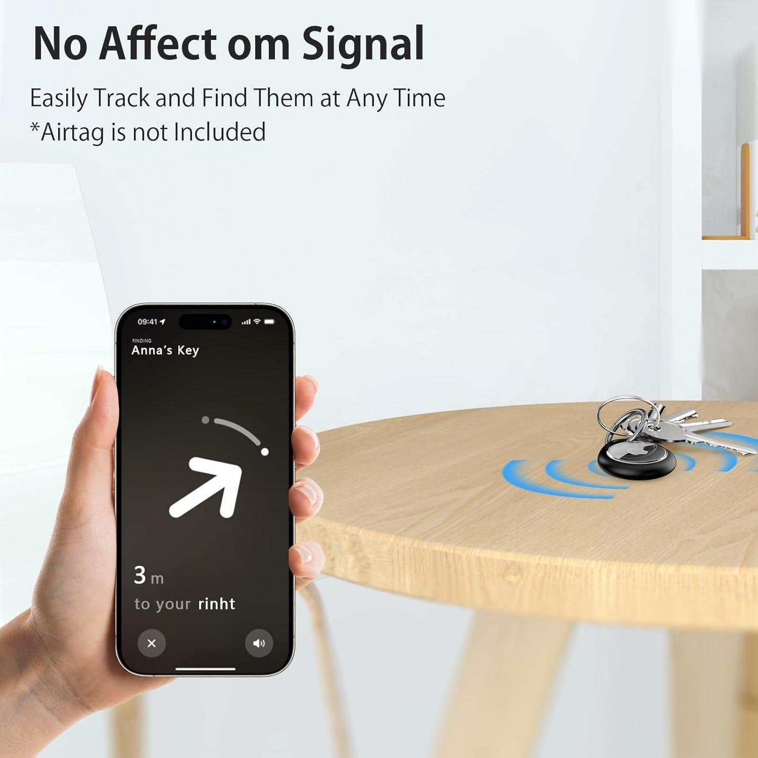 Funda protectora para AirTag Apple VYVIYON - 4 unidades TPU