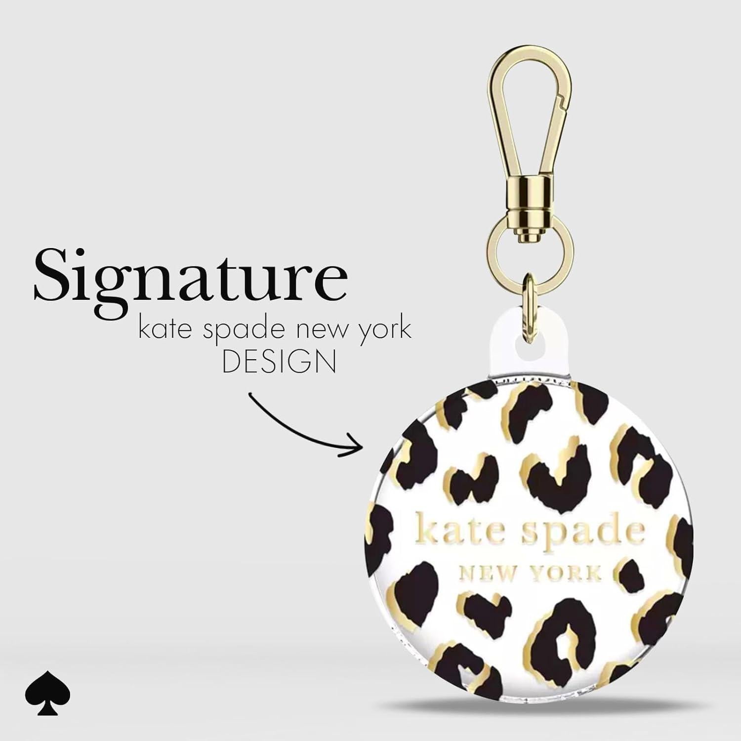 Funda para AirTag Kate Spade New York Leopardo de Ciudad