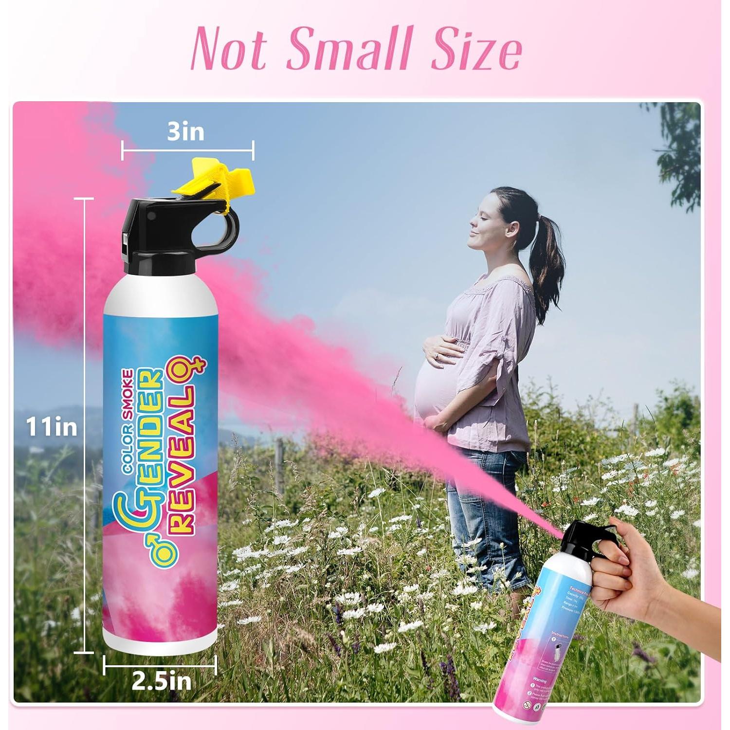 Extintor de Revelación de Género Rosa Merear 2 Paquetes