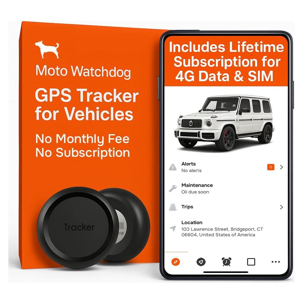 Rastreador GPS Moto Watchdog MW-800, Sin Suscripción, Magnético