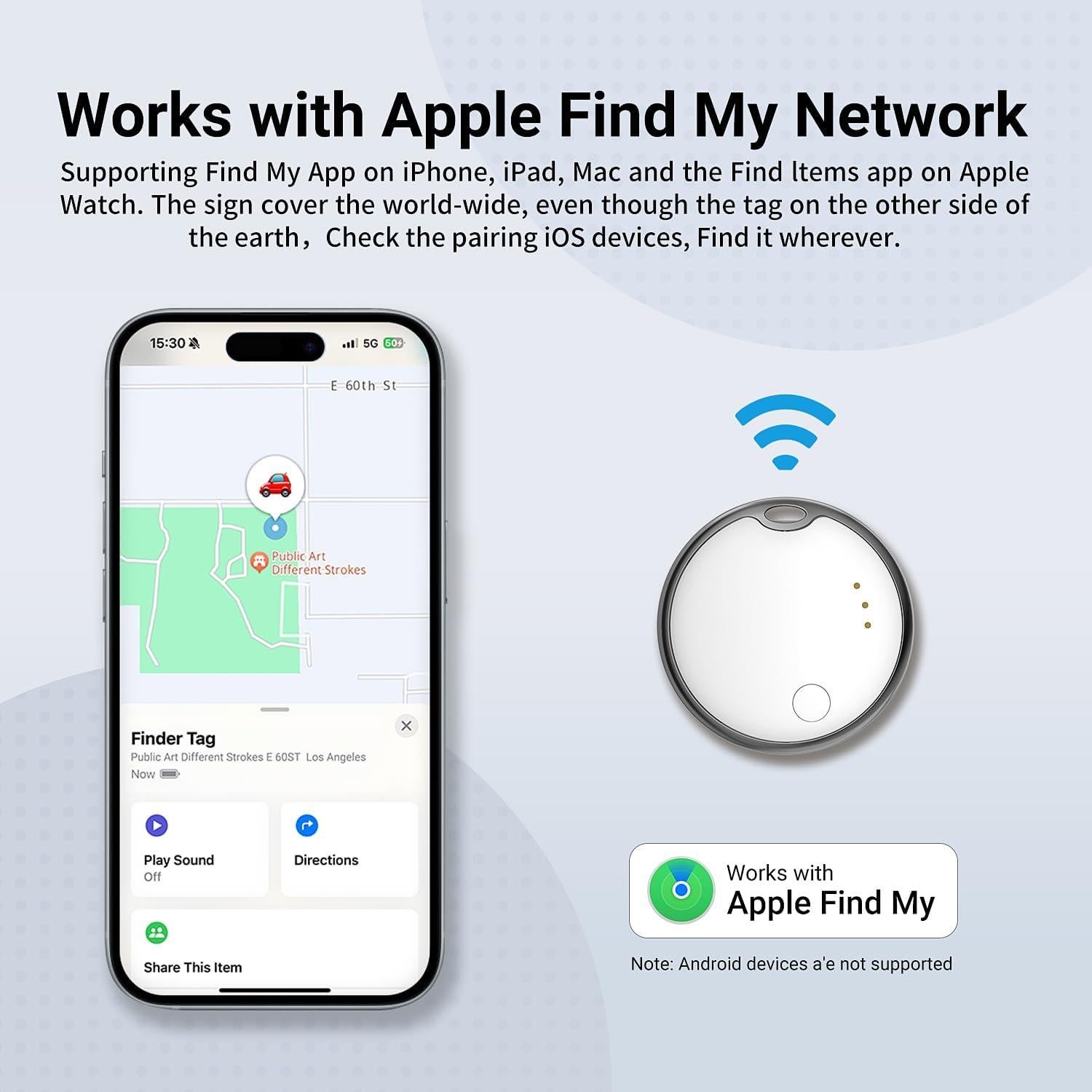Rastreador Bluetooth Invisible Guard Finder OPSO - Pack 4