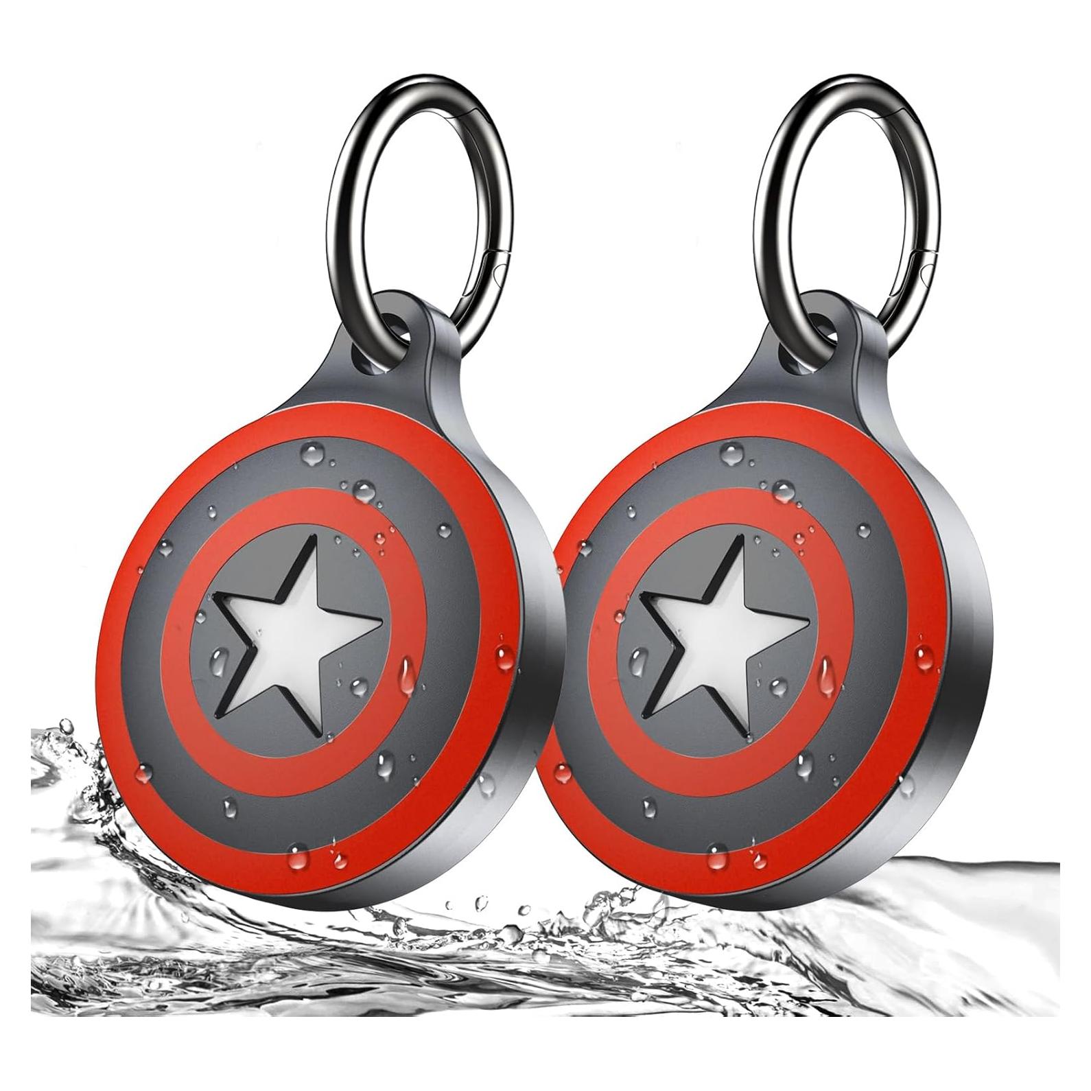 Soporte de Metal Aluminio HAOXEN para Airtag 2 Unidades IPX8