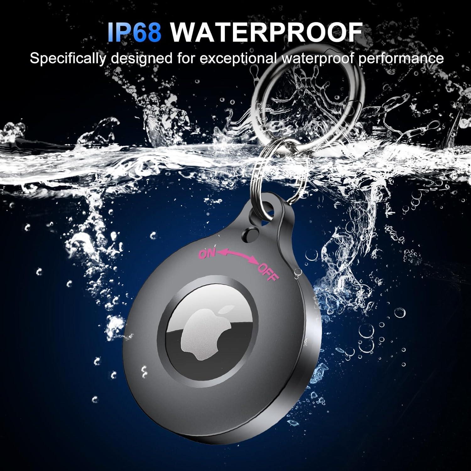 Soporte de Metal Aluminio HAOXEN para Airtag 2 Unidades IPX8