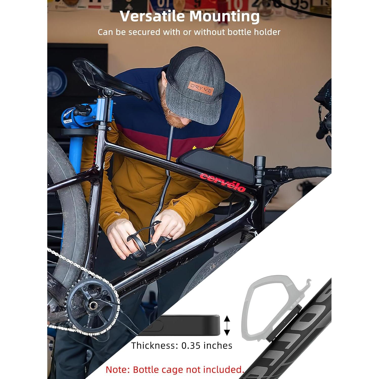 Localizador de Bicicleta TopMade GPS Impermeable Negro