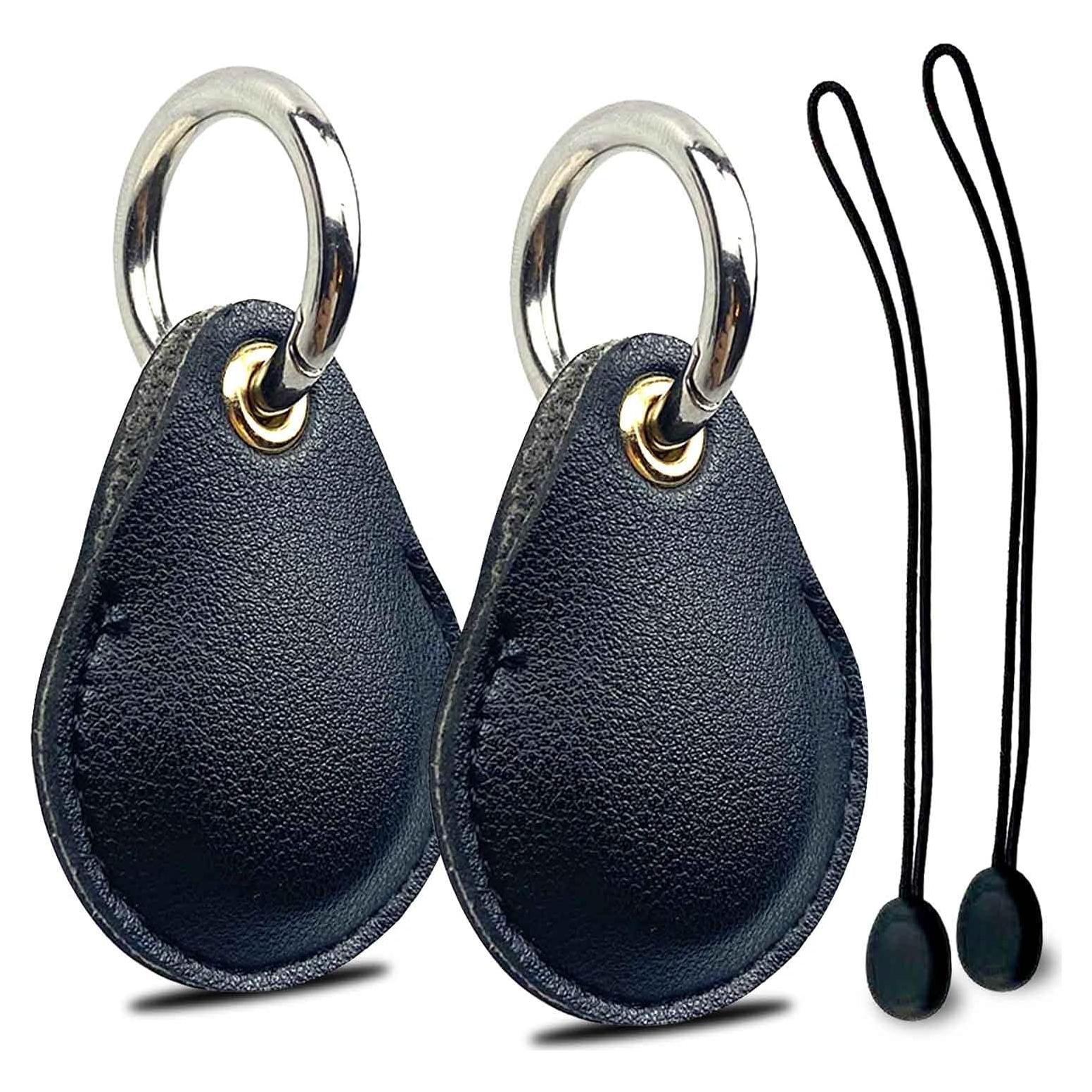 Funda de Cuero para AirTag ThingsBag - Paquete de 2, Impermeable