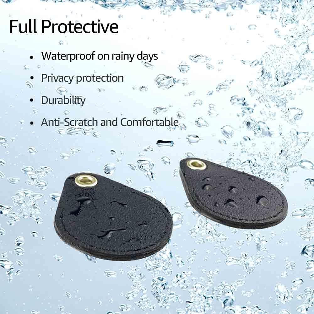 Funda de Cuero para AirTag ThingsBag - Paquete de 2, Impermeable