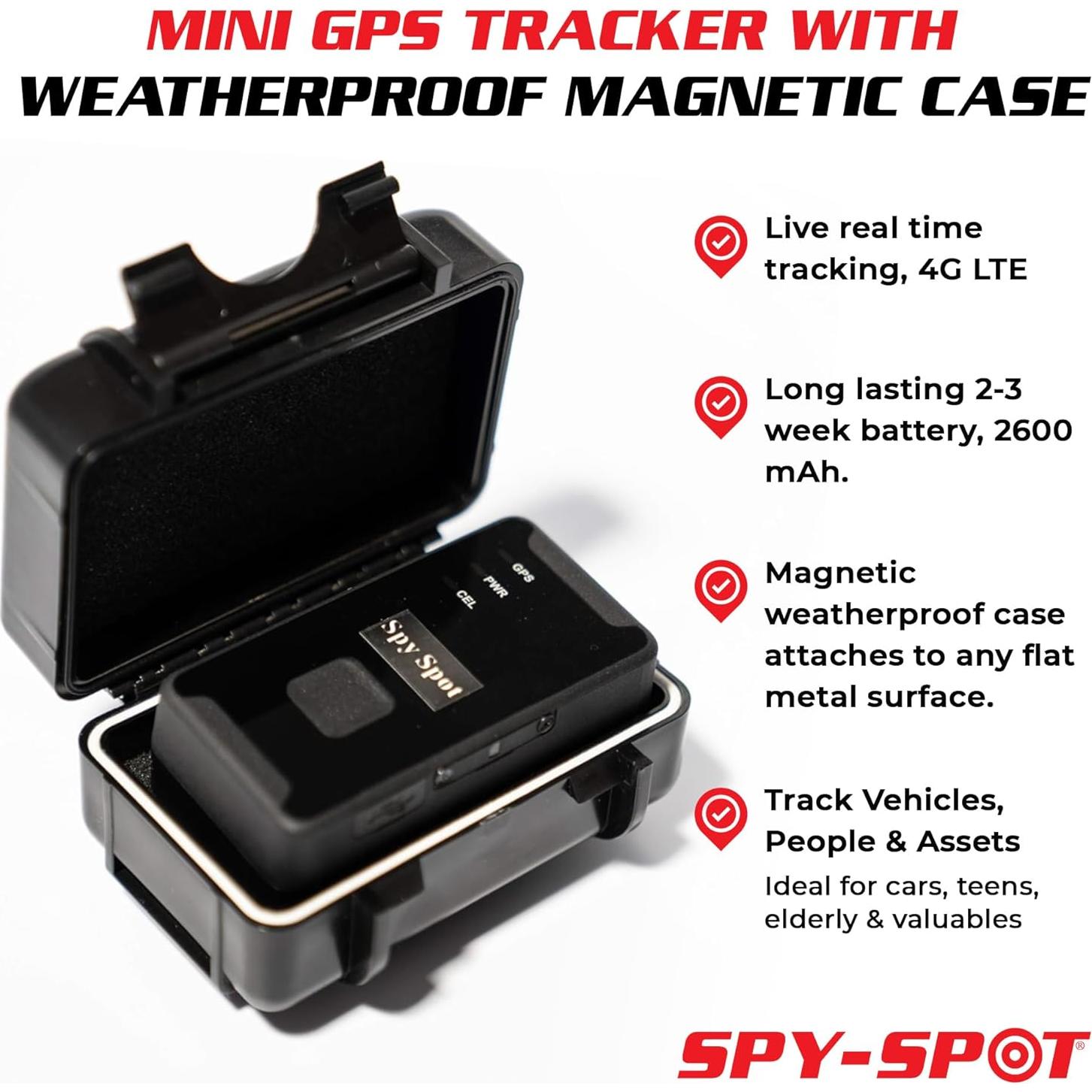 Rastreador GPS Spy Spot GL 320MG 4G con Estuche Magnético