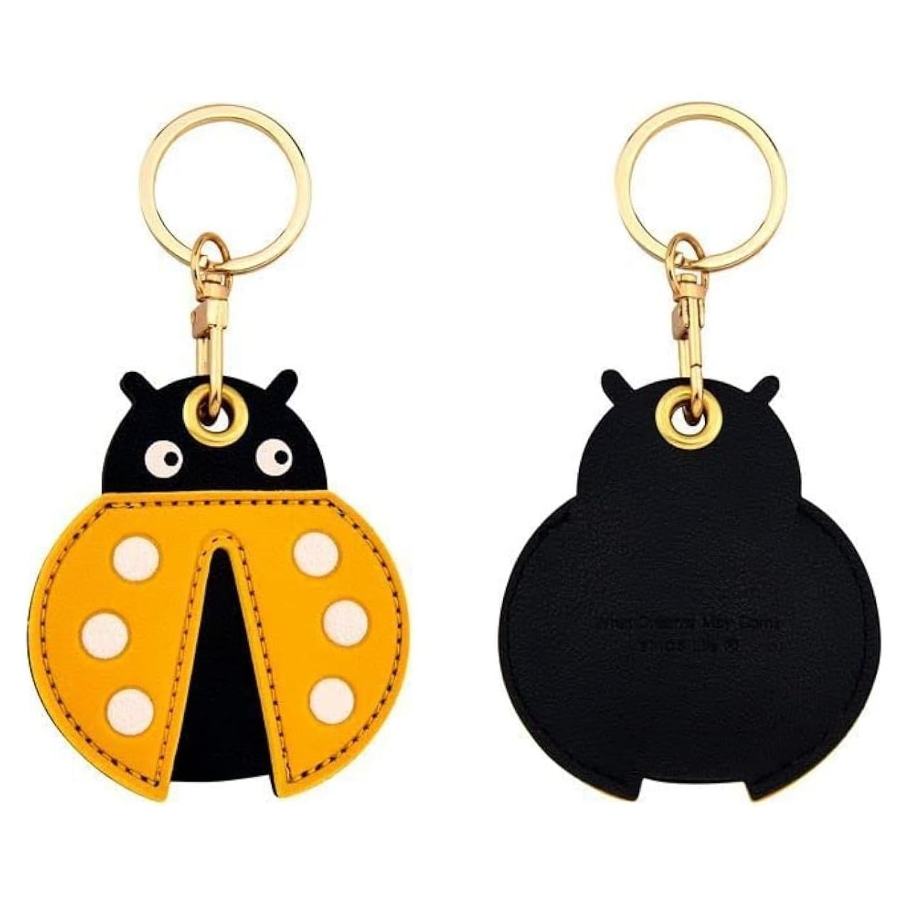 Llave de rastreo GPS para Apple AirTag con funda de cuero