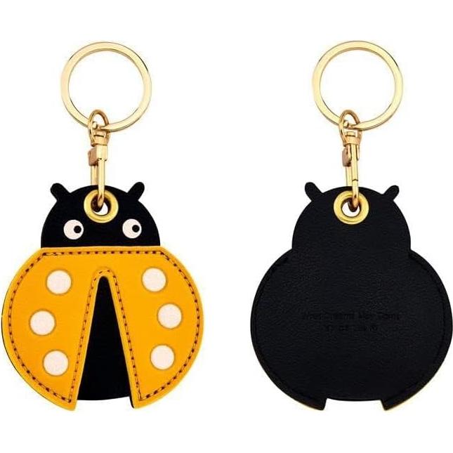 Llave de rastreo GPS para Apple AirTag con funda de cuero