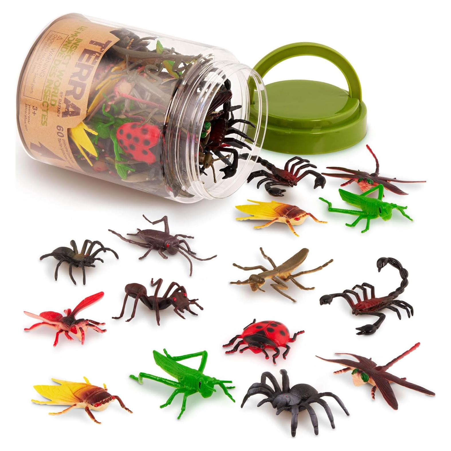 Tubo de Insectos Terra by Battat - 60 Figuras Realistas