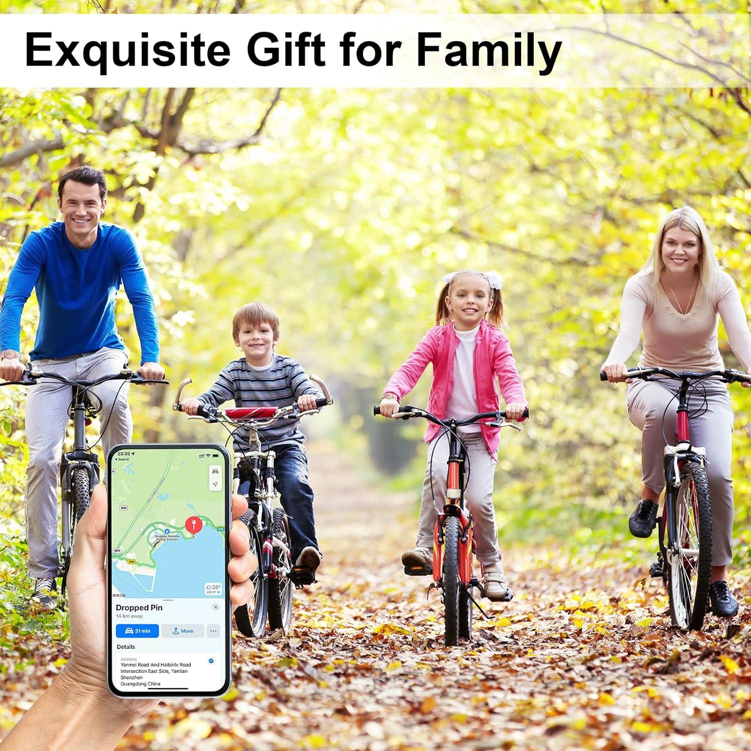 Pulsera Ajustable Yizhet para AirTag - Nylon Suave 37.85-60.45 cm