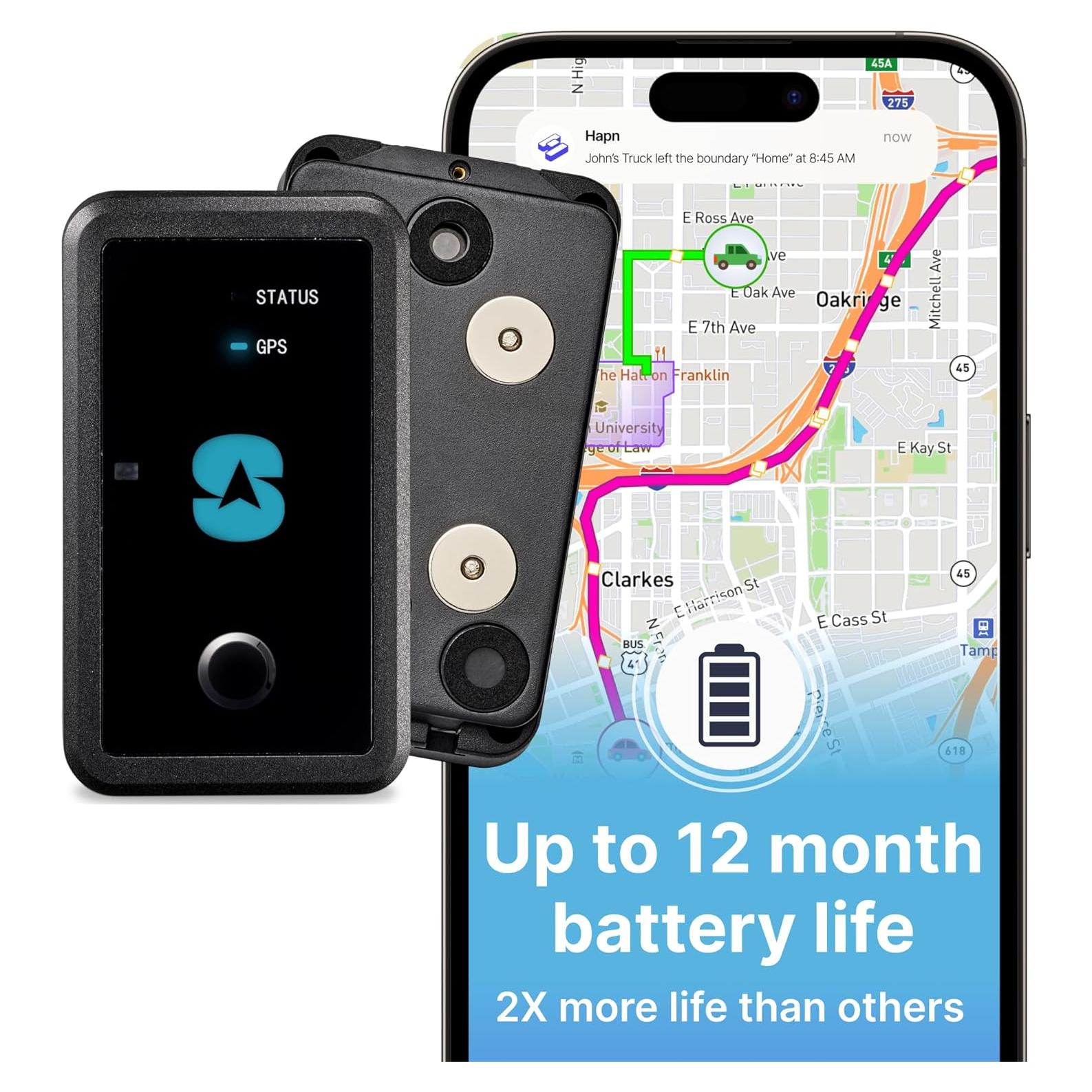 Rastreador GPS Spytec MAX 12 Meses Batería Resistente