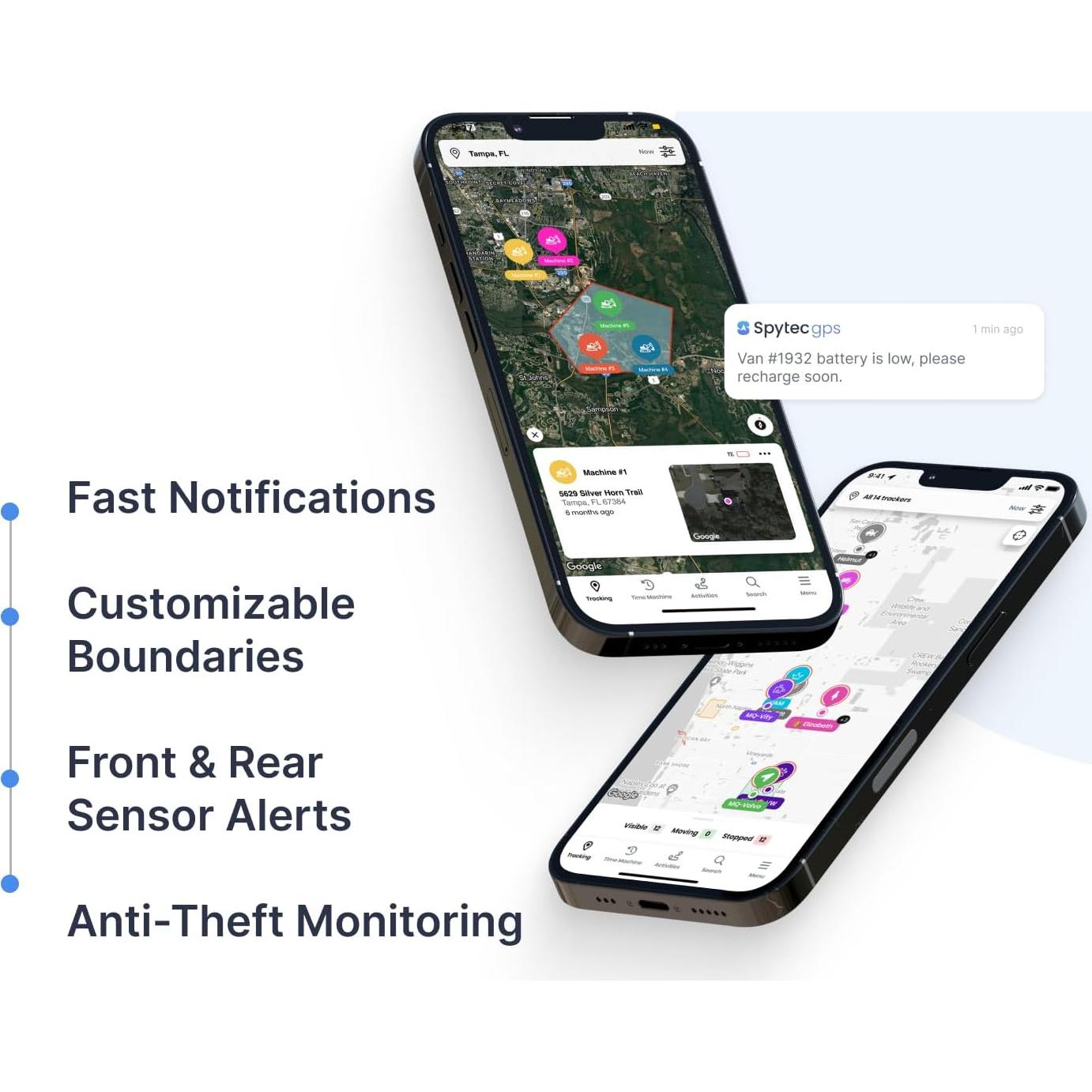 Rastreador GPS Spytec MAX 12 Meses Batería Resistente