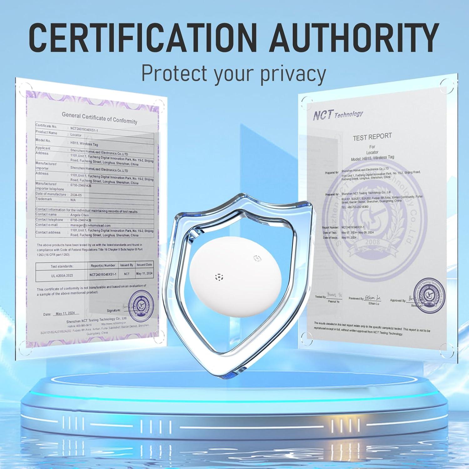 Localizador Inteligente Vebiso Bluetooth IP68 para Llaves - Blanco