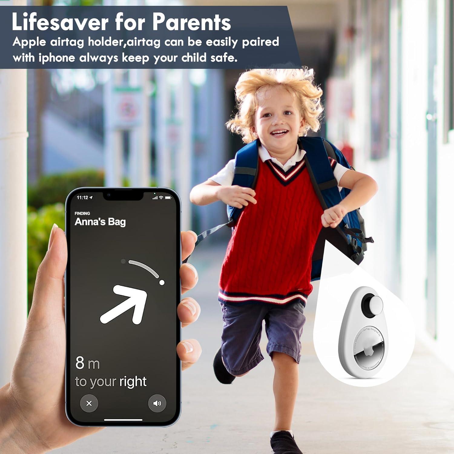 Soporte GPS Oculto para Niños Luyuan - 2 Pack Funda Antirremoción