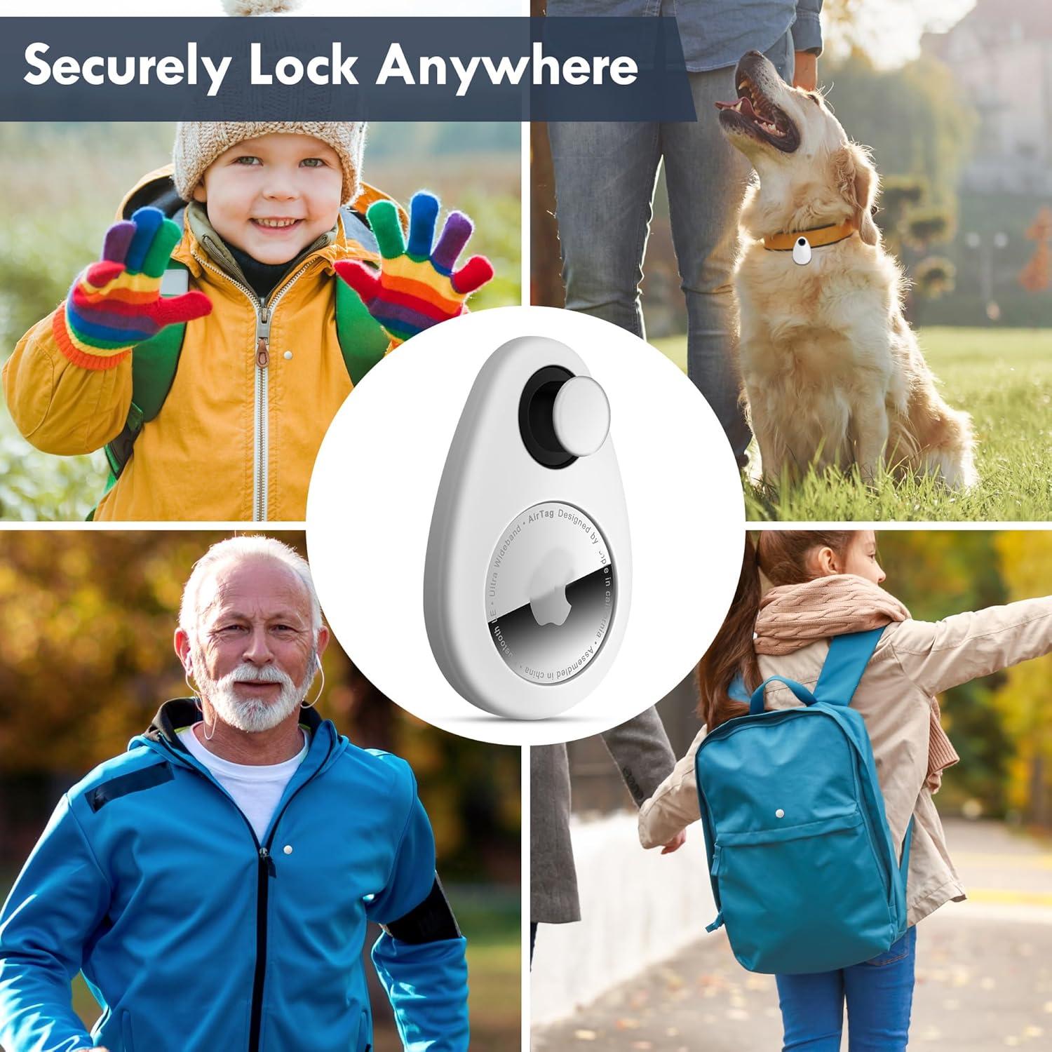 Soporte GPS Oculto para Niños Luyuan - 2 Pack Funda Antirremoción