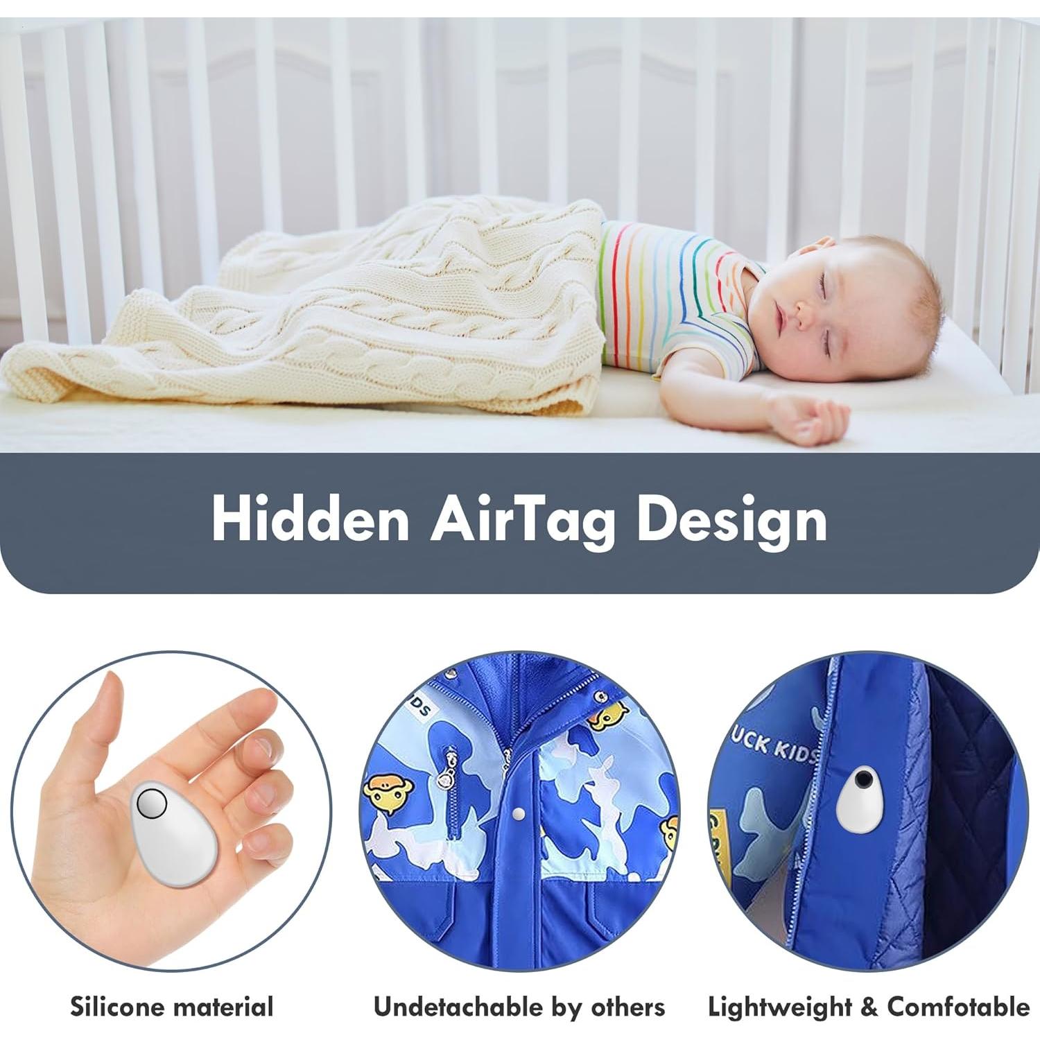 Soporte GPS Oculto para Niños Luyuan - 2 Pack Funda Antirremoción