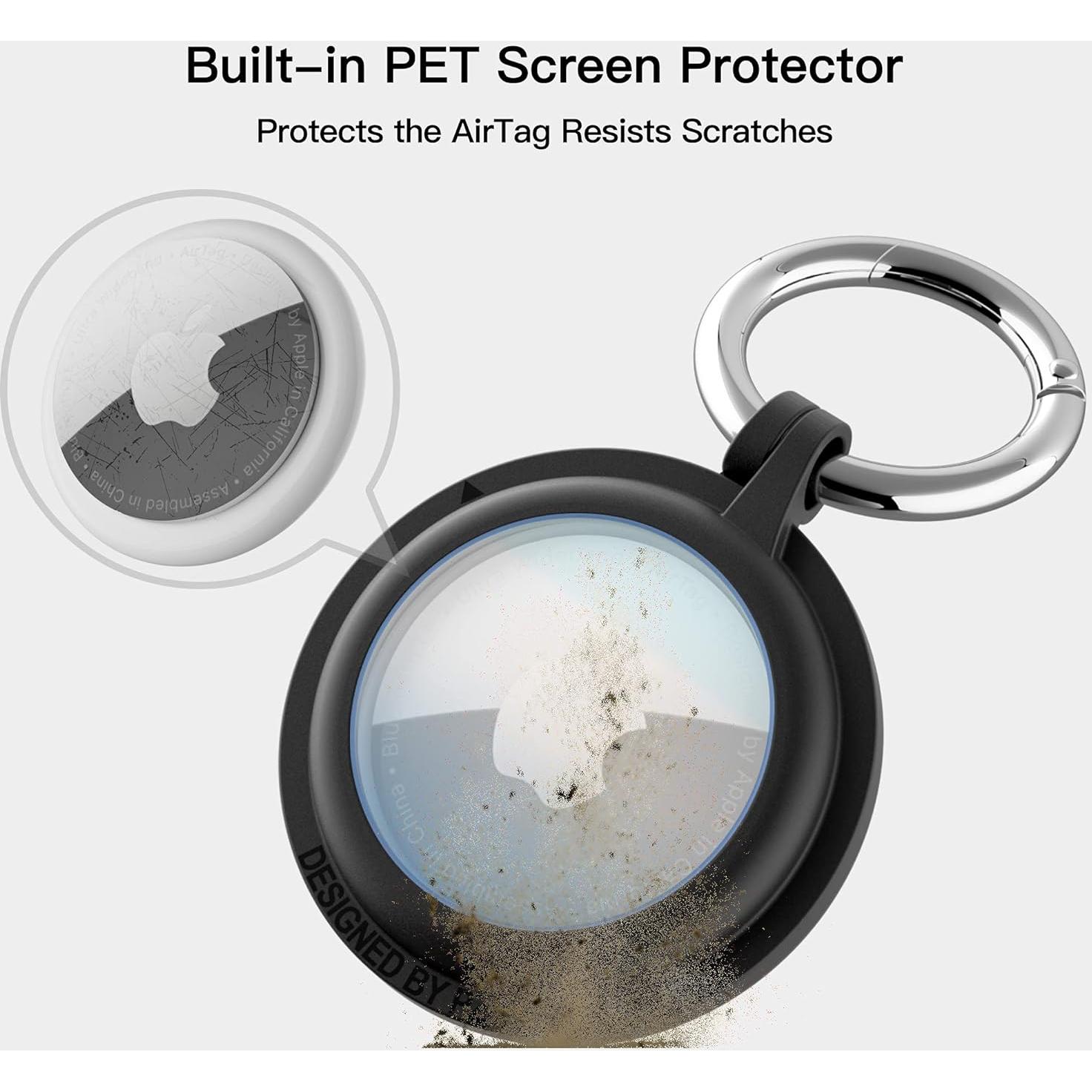 Funda Llavero PZOZ 4 Pack para Apple AirTag Multicolor