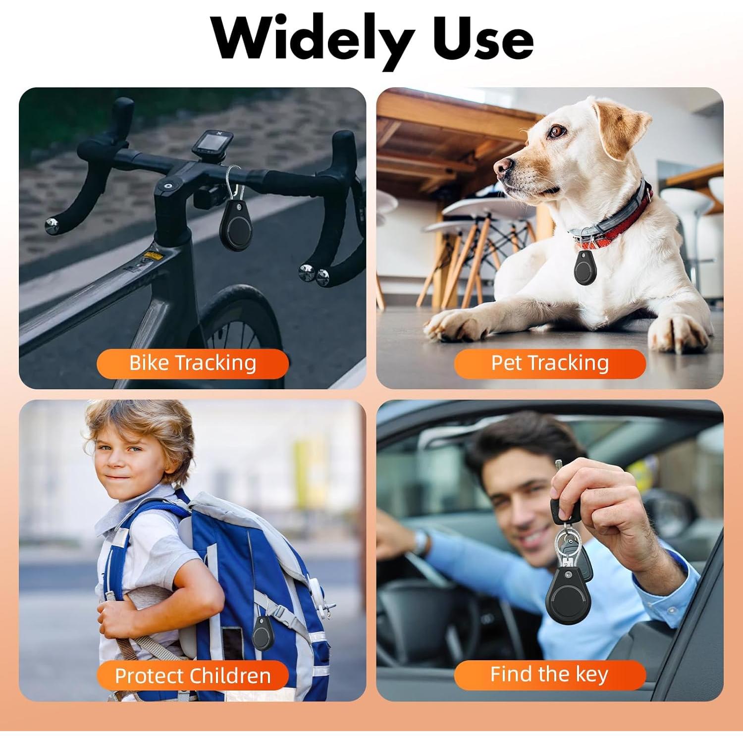 Soporte Protector Impermeable Natuvee para AirTag - 4 Paquetes